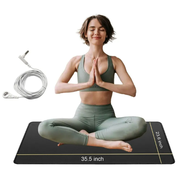 ZenGround™ Conductive Leather Yoga Mat
