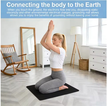 ZenGround™ Conductive Leather Yoga Mat